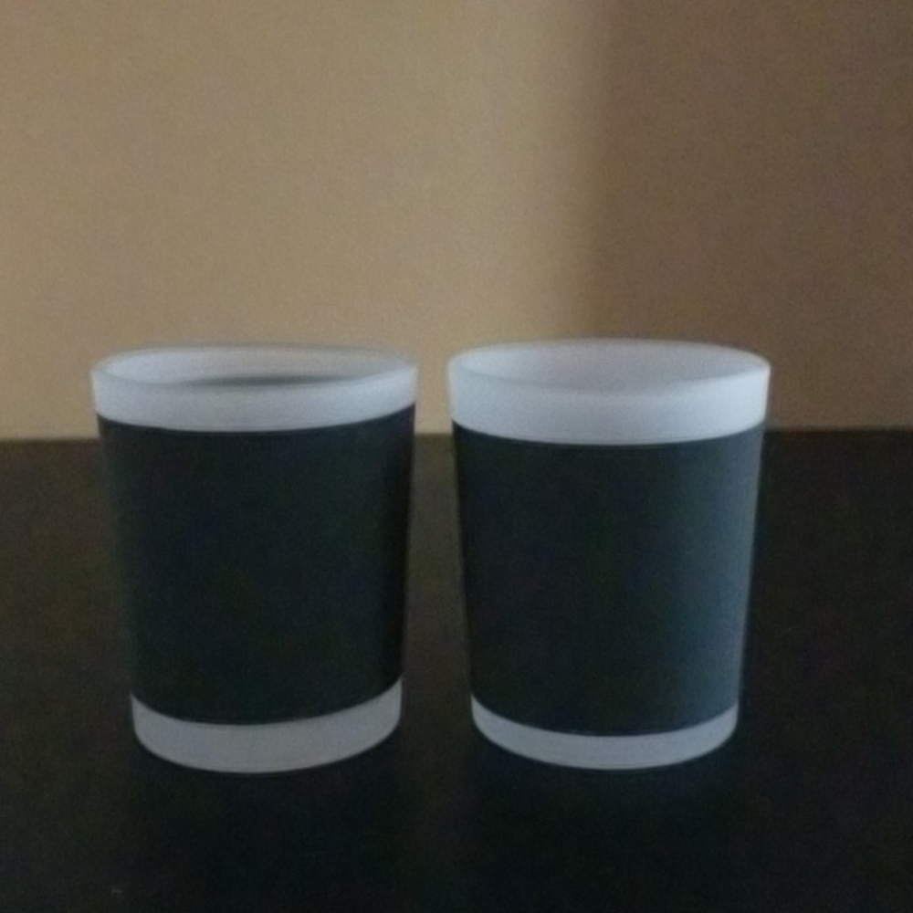 Set of 10 Chalkboard Votive Holders